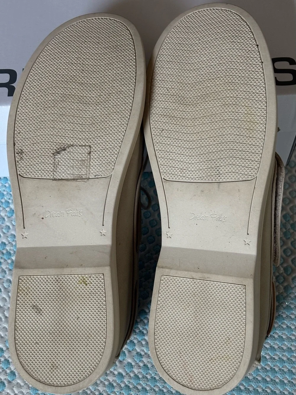 DREAM PAIRS Boys Khaki Suede Boat Shoes Loafers Size 6 Big Kid